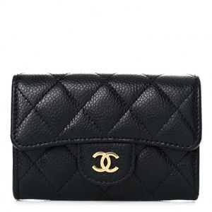 Chanel Classic Flap Caviar Quilted Cardholder